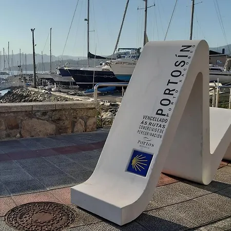 Apartmán Con Vistas, Ascensor Y Parking En Portosin